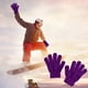 thumbnail image 5 of Guantes de Punto para Niños, Manoplas Calientes con Dedos Divididos, Prendas de Mano Invernales de Color Sólido con Fibra Acrílica, Ajuste Cómodo para Jugar, Escribir y Actividades al Aire Libre, 5 of 9