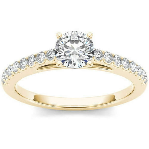 1 Carat T.W. Diamond Classic 14kt Yellow Gold Engagement Ring