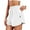 20# 1Pack:White, variant on Womens Plus Size Workout Shorts for Athletic Yoga Running Casual Short with Side Pocket,White,US Size 2XL