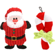 thumbnail image 1 of Juguetes navideños para perros de peluche - Juguetes masticables rellenos Juego de juguetes interactivos para cachorros para mascotas pequeñas y medianas, 1 of 5
