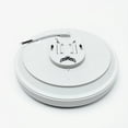 thumbnail image 2 of Ceiling Lighting Integrated LED Flush Mount Ceiling Light, Chrome Finish, Frosted Shade, 2 of 5