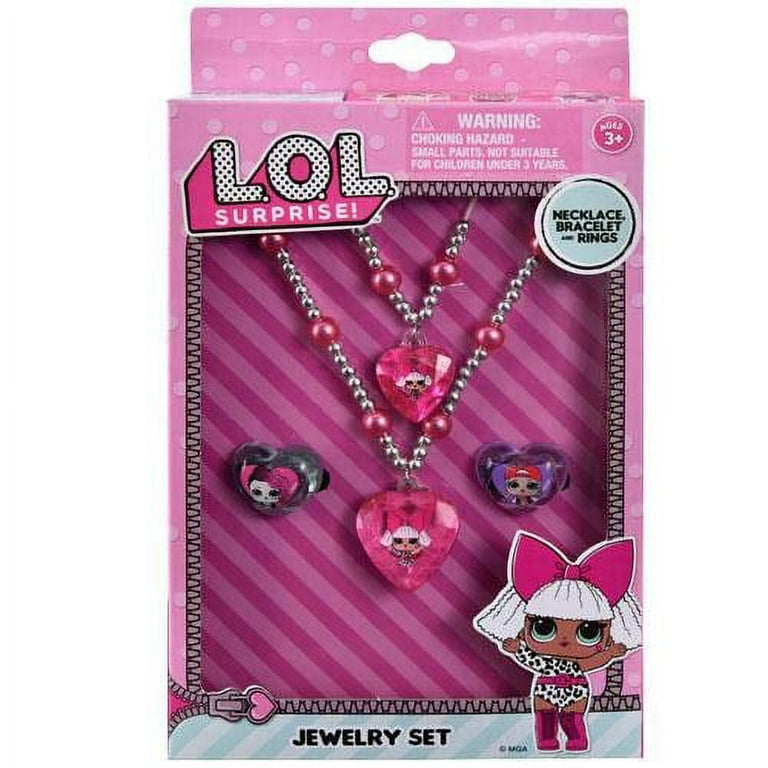LOL Surprise Sticker Earrings Set Girl's Fashion Jewelry 3+ Let’s Be Friends