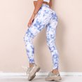thumbnail image 6 of Ofreoo Womens High Waist Sports Tie-Dye Print Workout Bottom Yoga Pants Tight Leggings Yoga Pants Women Deal for Days Holiday Decor, 6 of 9