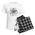 thumbnail image 4 of CafePress - Bicycle Circle Women's Light Pajamas - Women's Short Sleeve Print T-Shirt and Pants Light Cotton Pajama Set, 4 of 7