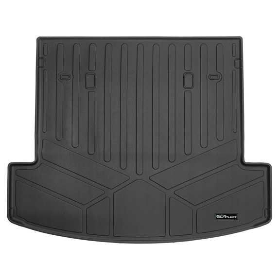 SMARTLINER All Weather Custom Fit Black Cargo Liner Behind 2nd Row Compatible With 2024-2025 Hyundai Santa Fe