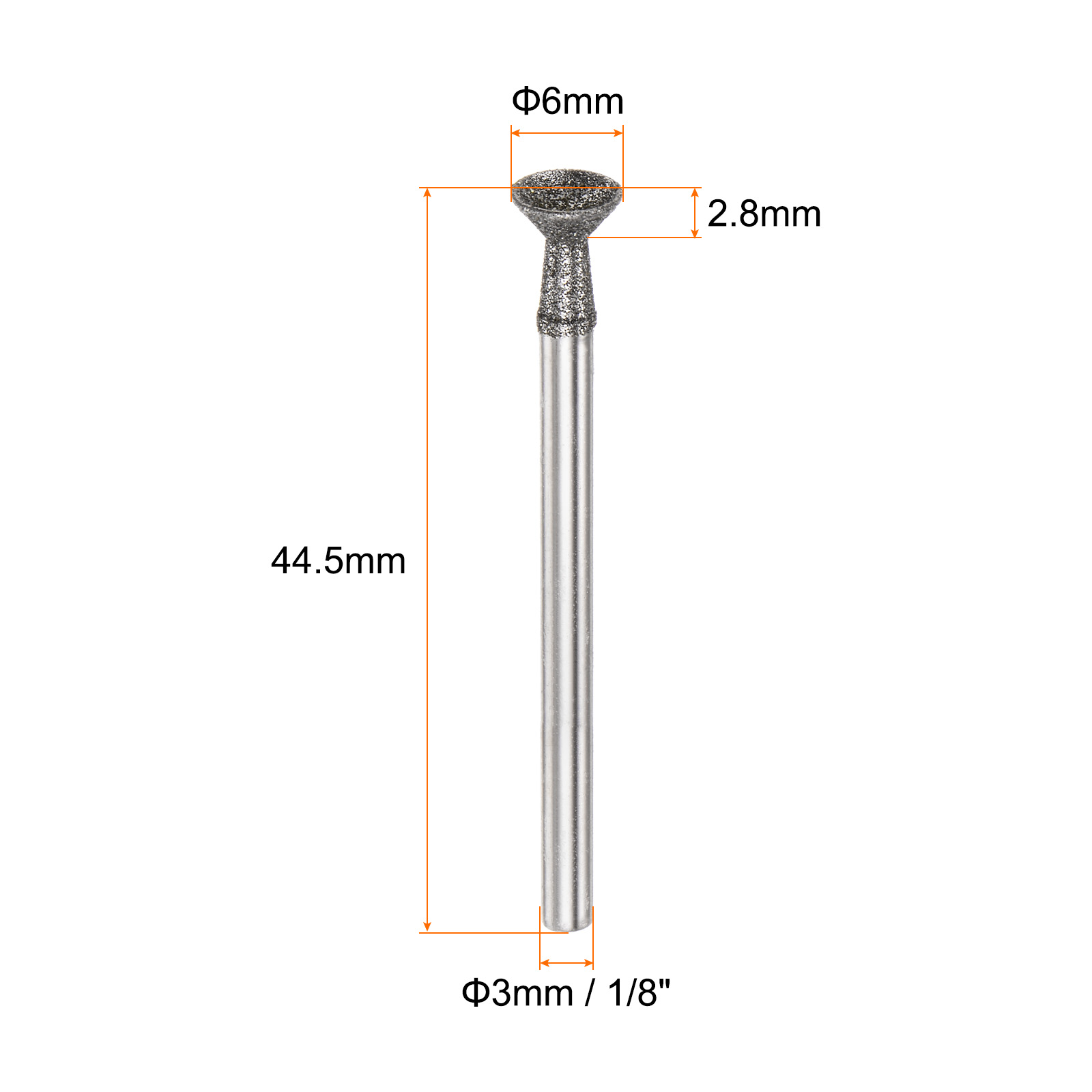 Embout diamanté à tête cylindrique de 1/8 po. – Meuleuse de vitraux Studio Pro Silver Tool Embout diamanté à tête cylindrique de 1/8 po. – Meuleuse de vitraux Studio Pro Silver Tool