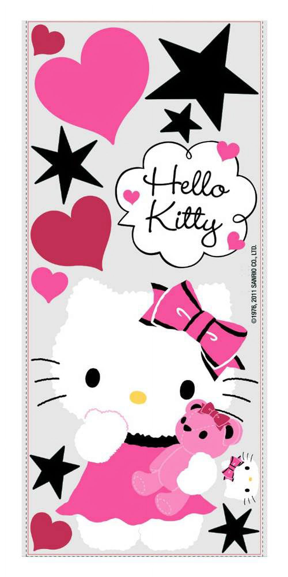 York Wallcoverings RMK2014GM RoomMates Hello Kitty - Couture Peel & Stick Giant - image 2 of 2