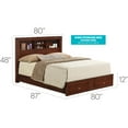 thumbnail image 2 of Glory Furniture Burlington King Storage Bed in Cherry, 2 of 2