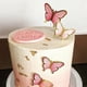thumbnail image 4 of Zhuge 10 juegos de elegantes decoraciones para tartas con forma de mariposa,decoraciones para tartas con forma de mariposa adecuadas para fiestas/cumpleaños, decoraciones para cupcakes (rosa A), 4 of 5