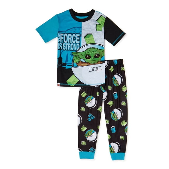 Lego Star Wars Baby Yoda 2 PC Short Sleeve Pajama Set Boy Size 8