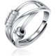 thumbnail image 1 of Anillo de ansiedad ajustable de plata de ley 925 para mujeres y hombres, anillos Fidget Spinner de la paz, anillos retro de promesa de boda, anillos para el pulgar para aliviar la ansiedad y el estr, 1 of 5