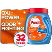 Persil Advanced Clean Oxi+Odor Power Laundry Detergent Ultra Pacs, Original,  25.9 oz, 32 Count