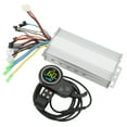 thumbnail image 2 of Controlador de velocidad de motor sin escobillas de 1000 W, 36 V y 48 V, pantalla LCD redonda con acelerador de pulgar para bicicleta eléctrica y scooter., 2 of 14