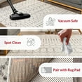 thumbnail image 3 of nuLOOM Moroccan Blythe Area Rug, 2' 6" x 16', Runner, Blythe Grey, 3 of 15