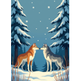 thumbnail image 4 of Forest Theme Wolf Image Backdrop Banner Decorative Party Background Photography Props Event Decoration Birthday Celebration Supplies, 4 of 4