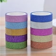 thumbnail image 5 of Raindrops  10 PCS Arts Craft Creative Stickers Solid Color Tape Planner, 5 of 8