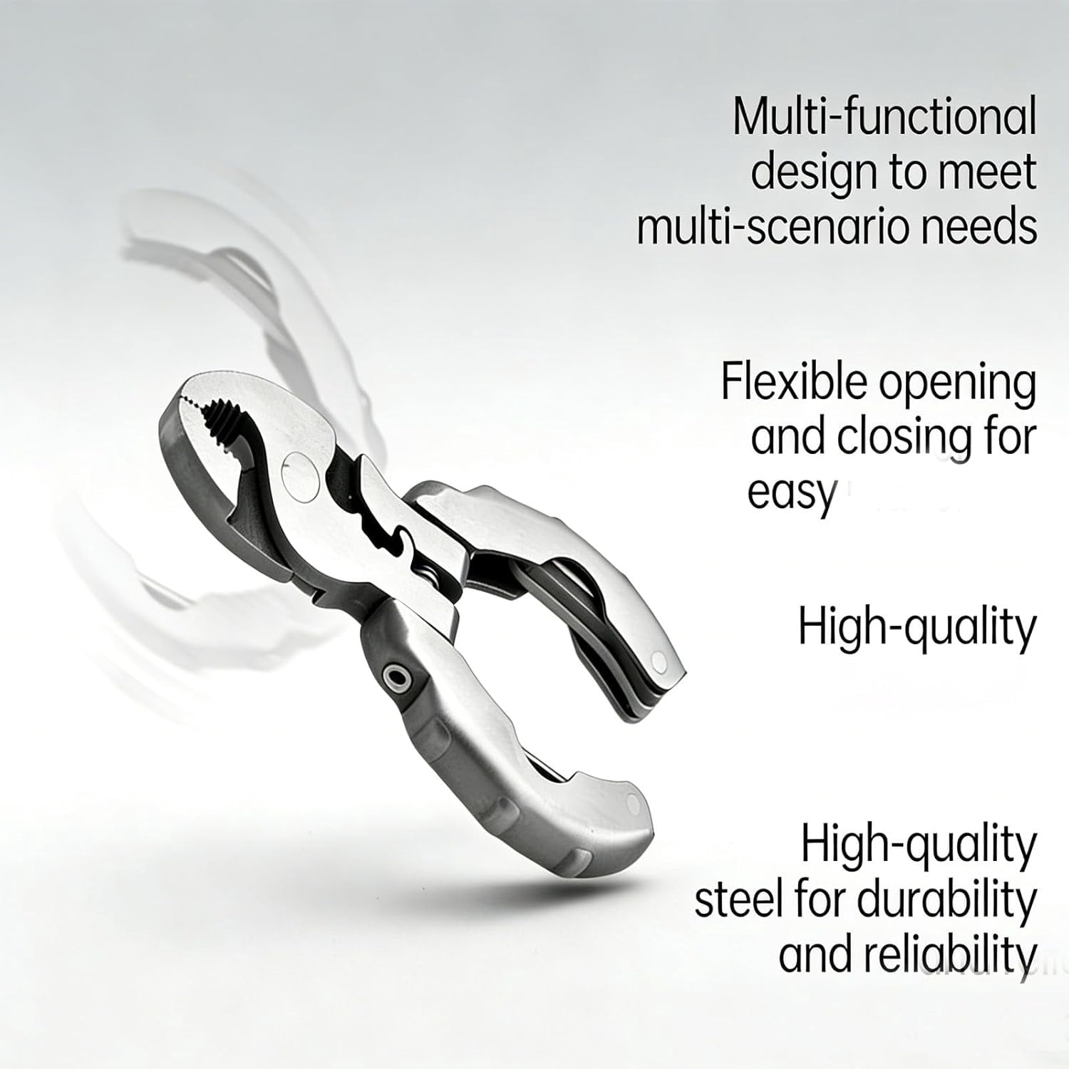9-In-1 Keychain Multitool Pliers, Mini Pocket Tool Set With Screwdriver, Wire Cutter & Bottle Opener, Small Heavy Duty Folding Gear For Men, Survival Camping Accessories & Car Emergency (2PC)
