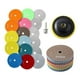 thumbnail image 1 of Juego de 13 Almohadillas para Pulir Diamantes, Almohadillas de Grano 50-8000, Kit de Pulido Húmedo/Seco con Almohadilla de Respaldo para Pulidora de Rocas y Amoladora, 1 of 5