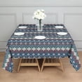 thumbnail image 3 of Multicolor Geometric Boho Pattern Square Tablecloth,Waterproof Square Table Cover,Wipeable Spillproof Washable Table Cover for Home Kitchen Party Decor 42"X42"(107x107cm), 3 of 6