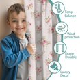 thumbnail image 3 of Pioneer Flower Floral Print Pattern Teens Curtains,Teens Insulated Curtains Set Of 2,Bedroom Essentials,Toddler Room Decor 42"x63", 3 of 5