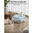 thumbnail image 4 of DownyPaws 2.5L Wireless Cat Water Fountain Battery Operated Automatic Pet Water Drinker with Motion Sensor Dog Water Dispenser ShopWise Round, 4 of 12