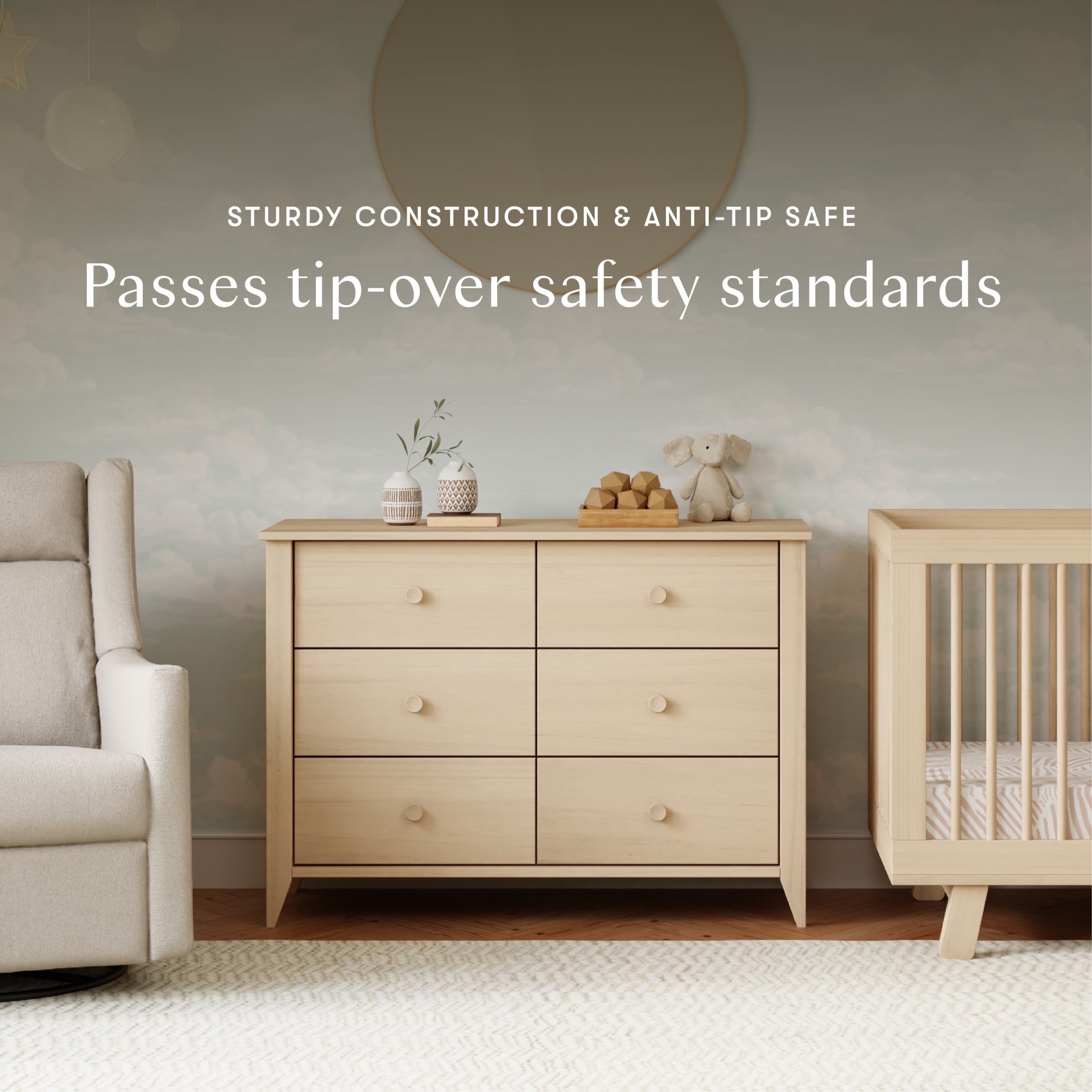 Babyletto Sprout 6-Drawer Dresser (48")