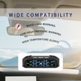 thumbnail image 5 of Tire Pressure Monitoring System, TPMS Sensors Set Of 4, Tire Pressure Gauge With Solar And USB Charger, With Color LCD Screen Real-time Display For Car RV SUV-black, 5 of 6