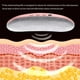 thumbnail image 3 of Matsuzay Almohadilla de calefacción Menstrual calentador inteligente masajeador vibratorio correa térmica dolor de estómago dolor de cintura Cadenas y protecciones para puertas de seguridad Blanco, 3 of 6