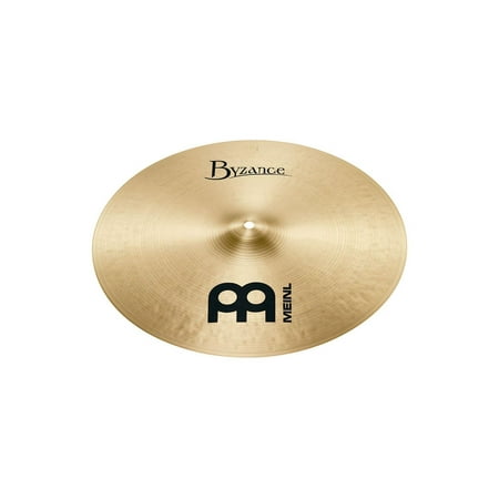 Meinl Cymbals Byzance 16  Traditional Medium Thin Crash Cymbal The Meinl Byzance Traditional Medium Thin Crash features a fairly dark washy sound that fills up the frequency spectrum. It has a loud attack and a moderate sustain which is great for Rock  Pop  Fusion  Jazz  Funk  R&B  Reggae  Studio envirements  and world music. This is due to its warm and smooth character. Features: Fairly dark washy sound Fills up the frequency spectrum Loud attack and a moderate sustain Warm and smooth character Great for Rock  Pop  Fusion  Jazz  Funk  R&B  Reggae  Studio envirements  and world music Get your Meinl Byzance Traditional Medium Thin Crash today at the guaranteed lowest price from Sam Ash Direct with our 45-day return and 60-day price protection policy.