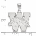 thumbnail image 3 of Western Michigan Large (3/4 Inch) Pendant (10k White Gold), 3 of 5