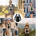 thumbnail image 6 of Pet Dog Carrier Backpack Adjustable Dog Front Carrier, Legs Out Easy-Fit Dog Travel Backpack Carrier for Hiking Camping for Small Medium Dogs Cats and Rabbit (Small (Pack of 1), A-Black), 6 of 6