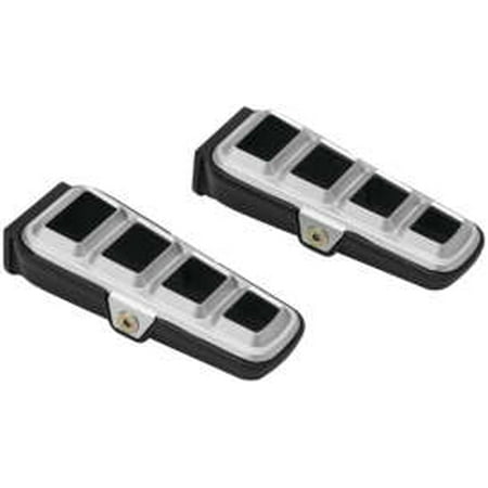 Kuryakyn Front Footpeg Adapters Kuryakyn Silver Dillinger Footpegs without Male Mount Adapters OEM Stock Foot Peg Mount Location or Kuryakyn Highway Peg Mounts 6658 ()