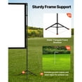 thumbnail image 3 of KFFKFF 100-Inch Portable Projector Screen with Stand, 16:9 HD Projection Screen for Indoor and Outdoor Use, Wrinkle-Resistant Design with Dual Tripods and Carry Bag, Ideal for Movies, Home Theater, 3 of 9