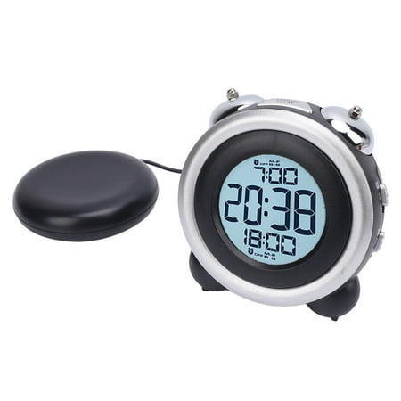 BIMZUC Vibrating Alarm Clock with Bed Shaker, Loud Alarm Clock for Heavy Sleepers, Adjustable image
