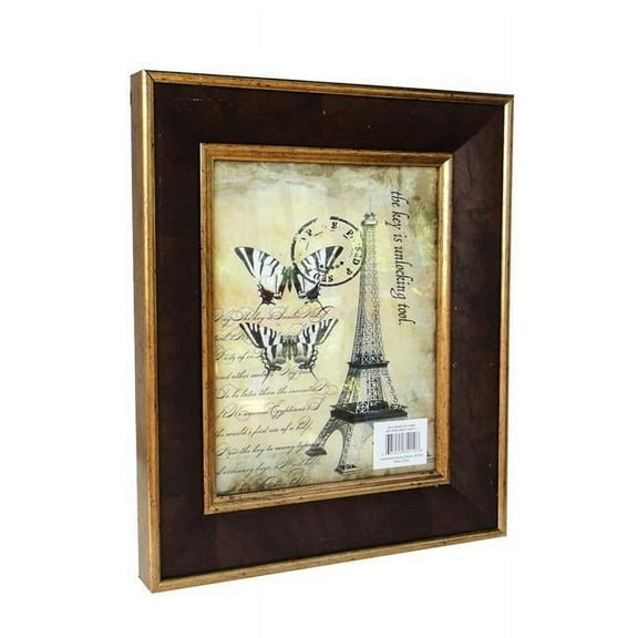 Jeco HD-PF003-BRP 8 x 10 in. Photo Frame, Dark Brown