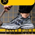 thumbnail image 6 of OwnShoe Men's Safety Shoes Composite Toe Work Sneakers Lightweight Non-Slip Industrial Boots, 6 of 8