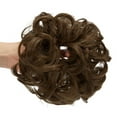 thumbnail image 5 of Women Synthetic Pony Tail Hair Extension Bun Big Wave Curls Hairpiece Wrap Scrunchie Chignon, 5 of 8