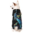 thumbnail image 1 of Balery colorful flames dinosaur Sudadera con Capucha para Perros Pequeños – Ropa para Mascotas, Disfraz para Perros y Gatos, Ideal para Fiestas y Cosplay-Medium, 1 of 7