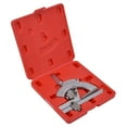thumbnail image 2 of Bevel Protractor, Carbon Steel Practical Universal Angle Gauge, 0-320 For Woodworking Carpenter, 2 of 8