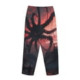 thumbnail image 3 of Lsque Giant Monster Over City Print Women's Pajama Pants, Lounge Pant - Comfortable Home Wear,Elastic Waistband, Stylish Design-Medium, 3 of 9