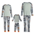 thumbnail image 2 of Halloween Family Matching Pajamas Set Adult Kids Baby Pumpkin & Ghost Tops+Pants Sleepwear Set, 2 of 7