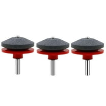 Lawn Mower Blade Sharpener Kit, 3-piece Drill Bit Attachment Set, Carbide Grinding Stone for Sharpening Dull & Rusty Blades, Essential Lawn Care Tool for Tractors and Riding Mowers