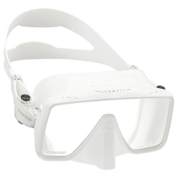 Visor Máscara Adulto CRESSI SF1 Blanco Mono Cristal