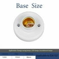 thumbnail image 3 of 20ft Light Bulb Base with Cord E26/E27 Light Socket with On/Off Switch, 110V-250V Lamp Base for Light Socket with Cord, Light Bulb Socket with Plug-in Lamp Holder Base for ﻿Desktop,Include Screw, 3 of 7