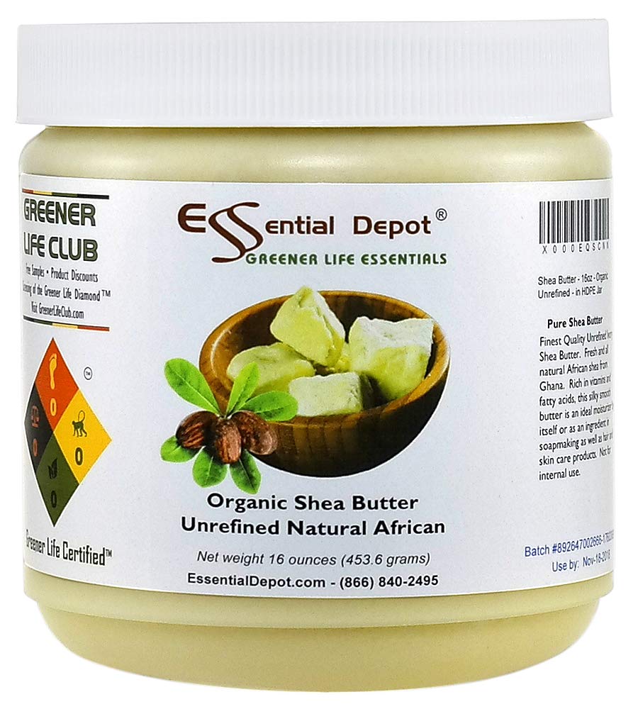 Raw Unrefined Grade A Shea Butter for Making Soaps & Cosmetics (16oz ...