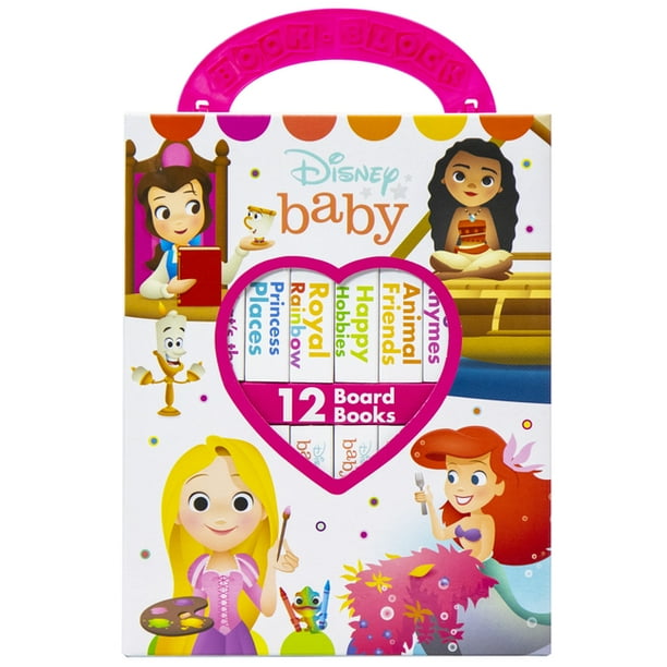 Disney Baby Princess My First Library Board Book Block 12 Book Set