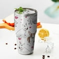 thumbnail image 3 of 30oz Bull Terriers and Hearts Tumblers Stainless Steel Tumbler with Lid and Straw,Vacuum Insulated Double Wall Travel Tumbler Cups Mug with Cleaning Brush for Coffee,Tea, 3 of 7