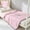 Pink, variant on Fmbmuo Summer Cooling Quilt Circle Print Black Edge Lightweight Breathable Air Conditioner Blanket Machine Washable Small Twin Size (Blue)