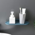 thumbnail image 4 of Wall Shelf Wall Shelf Waterproof Self Adhesive ABS Strong Load Bearing Floating Shelf for Bathroom, 4 of 6