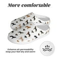 thumbnail image 6 of Rateoe Labrador Retriever Dog Print Women's Men's Cotton Knit Slippers Lightweight Memory Foam Indoor House Shoes with Anti-Skid Sole-42/43, 6 of 7